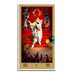 Cat-A-Vasya Cat Tarot Deck Taro Katavasiya 2013 Russia Vladimir Strannikov